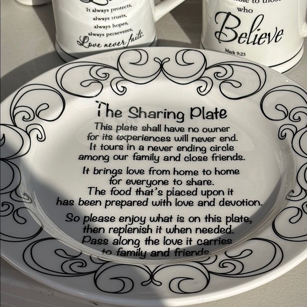 Inspirational Mug and Plate Set - Picture 2 of 5